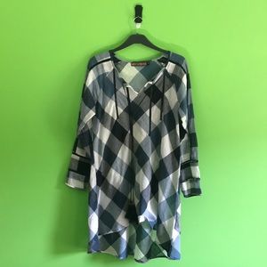 QED London - Plaid Tunic